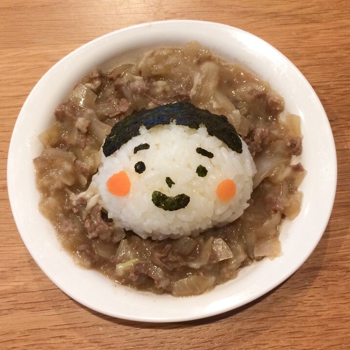 長芋でトロトロ！子供やお年寄りが食べやすい牛丼！